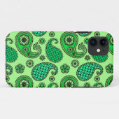 Paisley-Muster, Jade- und Minzgrün Case-Mate iPhone Hülle (Rückseite (Horizontal))