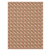 Paisley-Muster, Korallen und Schokoladenbraun Tischdecke (Vorderseite)