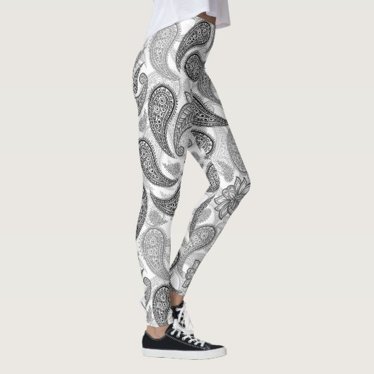 Paisley-Muster Leggings (Rechts)