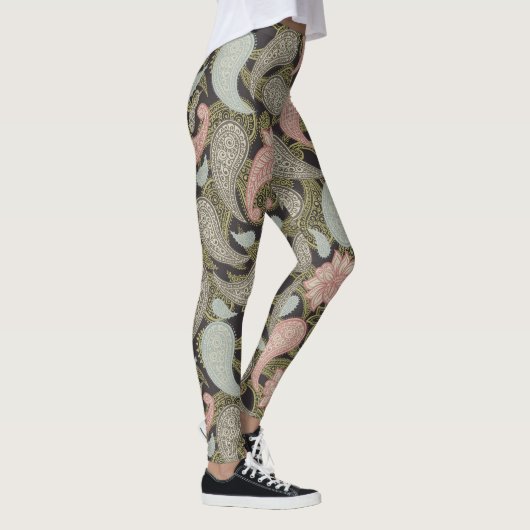 Paisley-Muster  Leggings (Rechts)