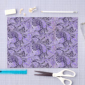 Paisley-Muster lila Seidenpapier (Handwerk)