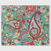 Paisley-Muster. Nahtloses orientalisches Muster Geschenkpapier (Flach)