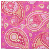 Paisley-Muster niedlich gürtelrosa Stoff (Nahaufnahme)