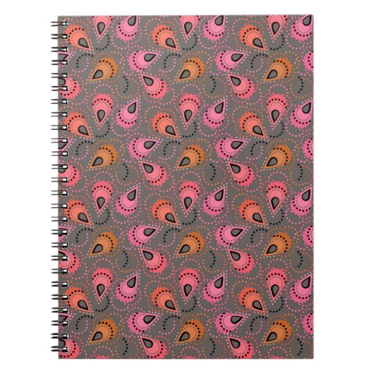 Paisley-Muster. Notizblock (Vorderseite)