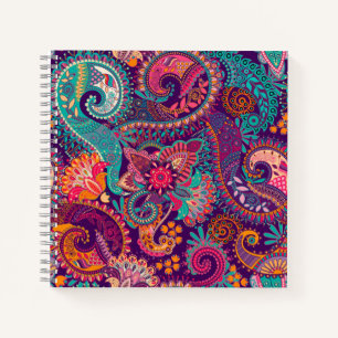 Paisley-Muster Notizblock