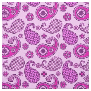 Paisley-Muster, Orchid und Amethyst lila Stoff