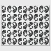 Paisley-Muster-Packpapier Geschenkpapier (Flach)