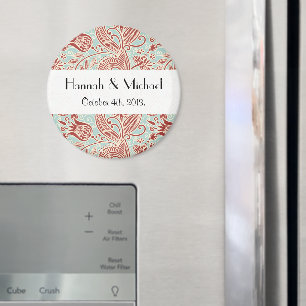 Paisley-Muster, persisches Paisley, Boteh, Hochzei Magnet