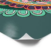 Paisley Muster Poster (Ecke)