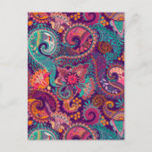 Paisley-Muster Postkarte (Vorderseite)