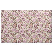Paisley Muster rosa braun elegant Stoff (Fat Quarter (45,7 x 55,9 cm))