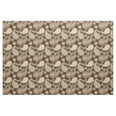 Paisley-Muster, Schokolade Brown und Tan Stoff (Fat Quarter (45,7 x 55,9 cm))