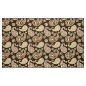 Paisley-Muster, Schokolade Brown und Tan Stoff (Fat Quarter (45,7 x 55,9 cm))