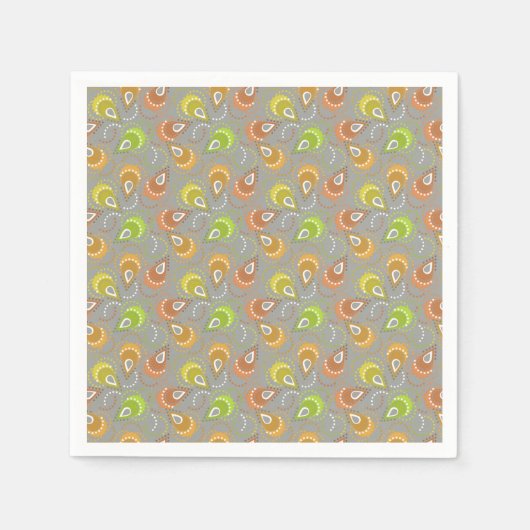 Paisley-Muster. Serviette (Vorderseite)