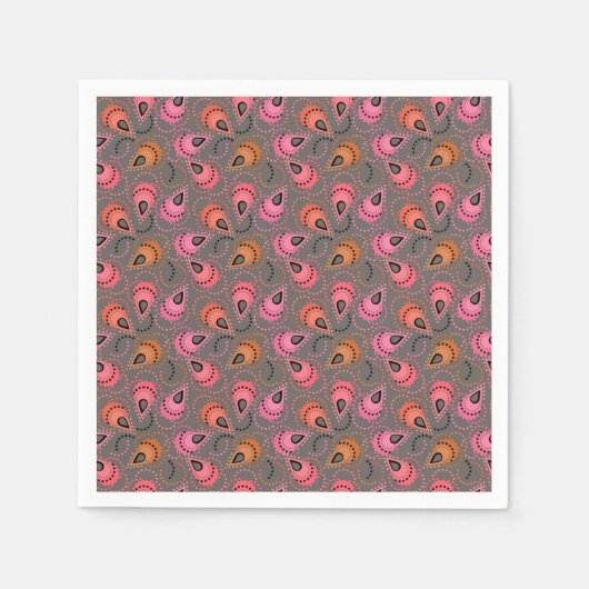 Paisley-Muster. Serviette (Vorderseite)