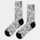 Paisley-Muster Socken (Linkes Detail)