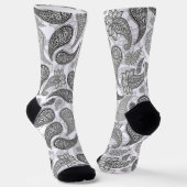 Paisley-Muster Socken (Gewinkelt)