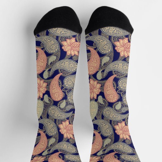 Paisley-Muster  Socken (Oben)