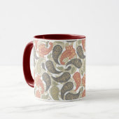 Paisley-Muster  Tasse (Vorderseite Links)