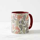 Paisley-Muster  Tasse (VorderseiteRechts)