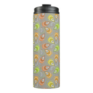 Paisley-Muster. Thermosbecher