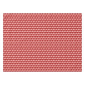 Paisley-Muster, tiefrot und weiß Tischdecke (Vorderseite (Horizontal))