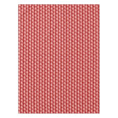 Paisley-Muster, tiefrot und weiß Tischdecke (Vorderseite)