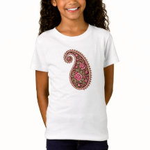 Paisley-Muster Vintage-Blumendesign