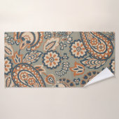 Paisley nahtlos Vintages Muster. Vintager Hintergr Badehandtuch (Badehandtuch)