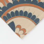Paisley nahtlos Vintages Muster. Vintager Hintergr Fleecedecke (Ecke)