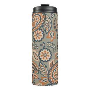 Paisley nahtlos Vintages Muster. Vintager Hintergr Thermosbecher