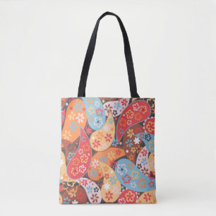 Paisley nahtlose Muster, farbige Vintage Hand dr Tasche