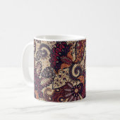 Paisley nahtlose Muster mit dekorativem fl Kaffeetasse (Vorderseite Links)