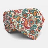 Paisley Neck Tie Krawatte (Gerollt)