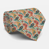 Paisley Neck Tie Krawatte (Gerollt)