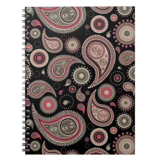 Paisley Notebook Notizblock (Vorderseite)