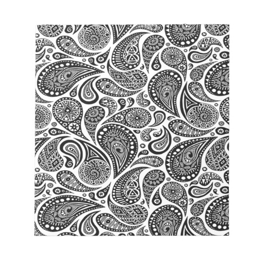 Paisley Notizblock (Vorderseite)