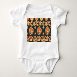 Paisley Oriental Ethnic Stoff Baby Strampler