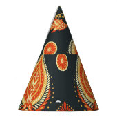 Paisley Oriental Ethnic Stoff Partyhütchen (Links)