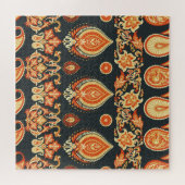 Paisley Oriental Ethnic Stoff Puzzle (Horizontal)