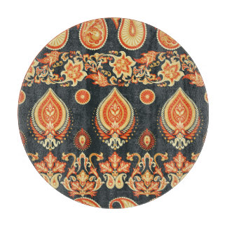 Paisley Oriental Ethnic Stoff Schneidebrett
