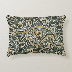 Paisley Oriental Ethnic, Vintag nahtlos. Dekokissen