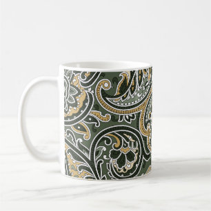 Paisley Oriental Ethnic, Vintag nahtlos. Kaffeetasse