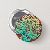 Paisley Ornaments I + Ihr Backgr. Ideen Button (Vorne & Hinten)