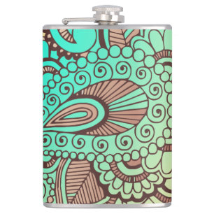 Paisley Ornaments I + Ihr Backgr. Ideen Flachmann