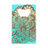 Paisley Ornaments I + Ihr Backgr. Ideen Geldbeutel Flaschenöffner (Rückseite)