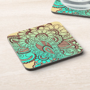 Paisley Ornaments I + Ihr Backgr. Ideen Getränkeuntersetzer