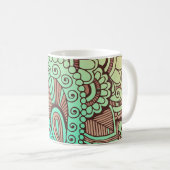 Paisley Ornaments I + Ihr Backgr. Ideen Kaffeetasse (VorderseiteRechts)
