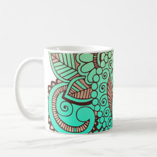 Paisley Ornaments I + Ihr Backgr. Ideen Kaffeetasse