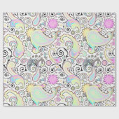 Paisley-Packpapier Geschenkpapier (Flach)